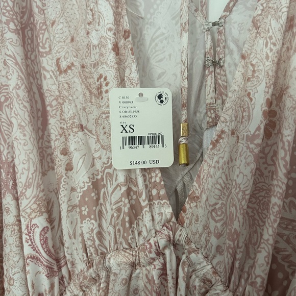 Free People ivory and blush dress - Picture 3 of 4